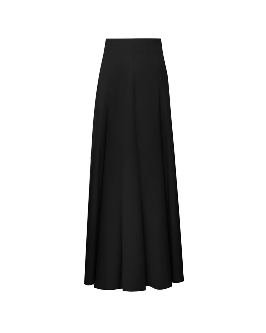 ALINA CERNĂTESCU Black Moss Set High-Neck Waistcoat & Long Panel Skirt