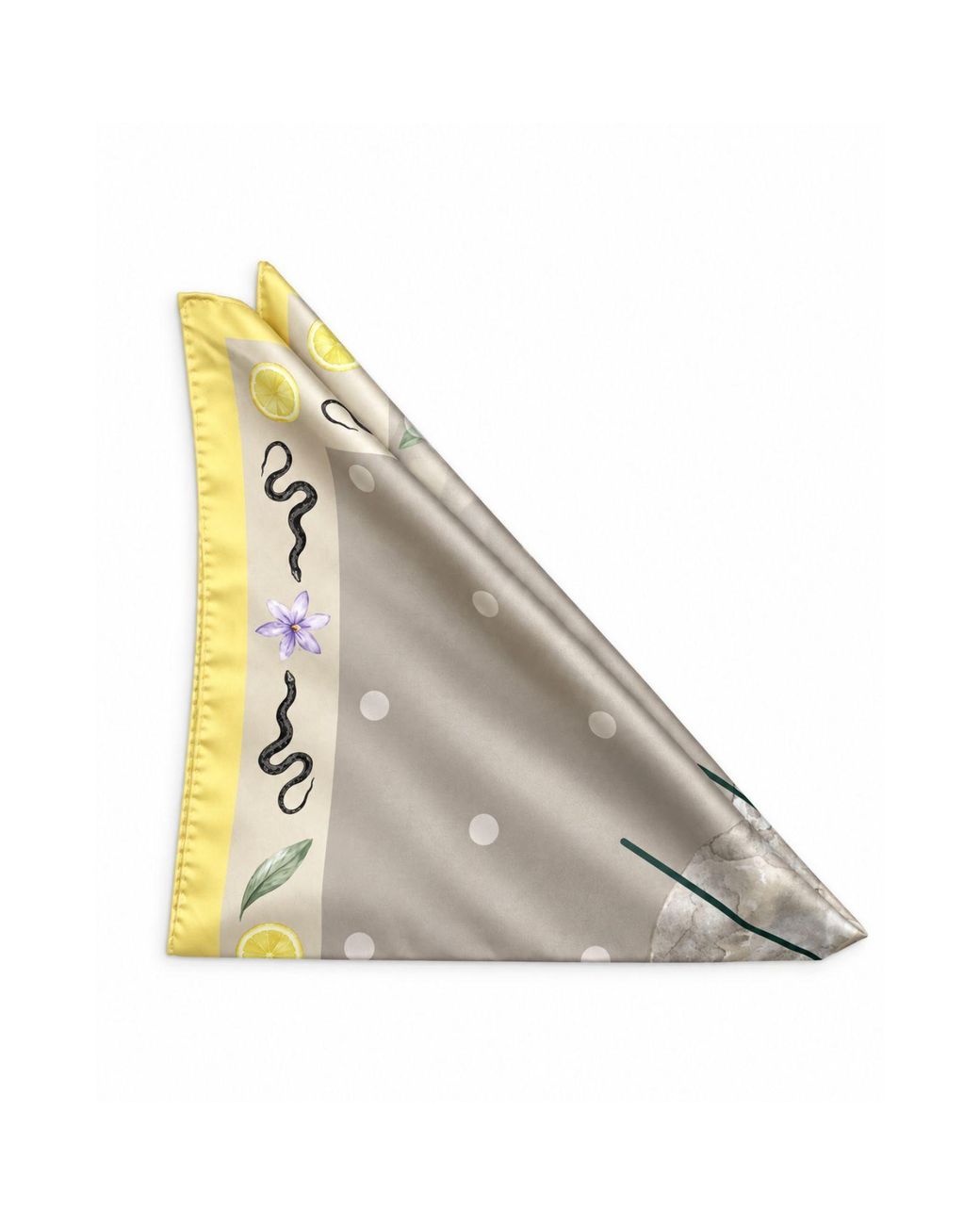 Cier Natural Snake Moon Scarf