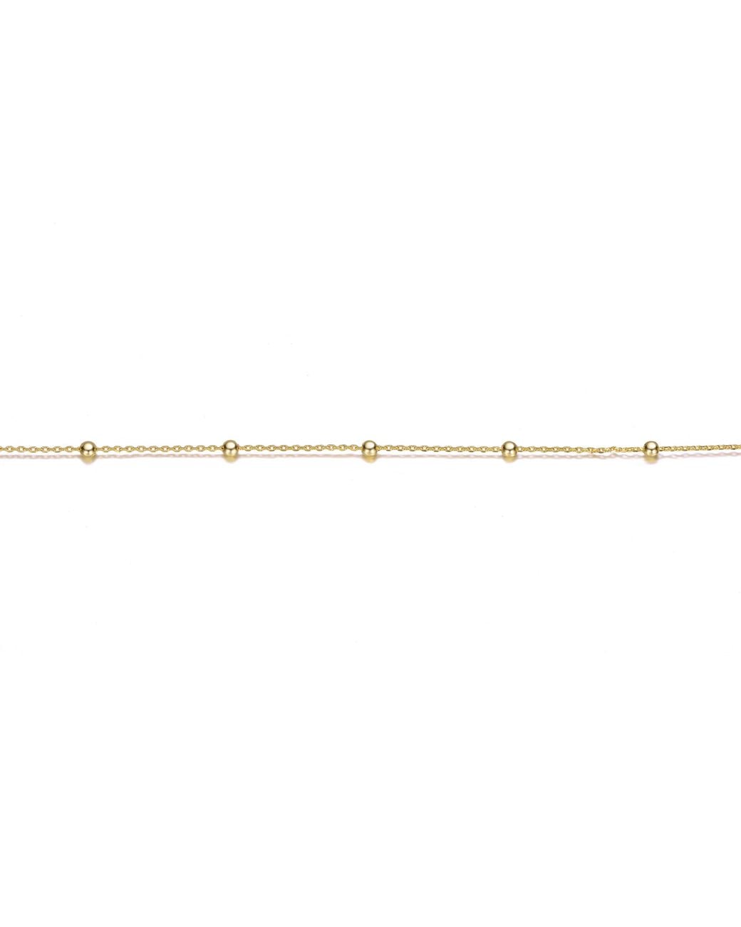 Genevive Jewelry Metallic Rachel Glauber Plated Beaded Necklace