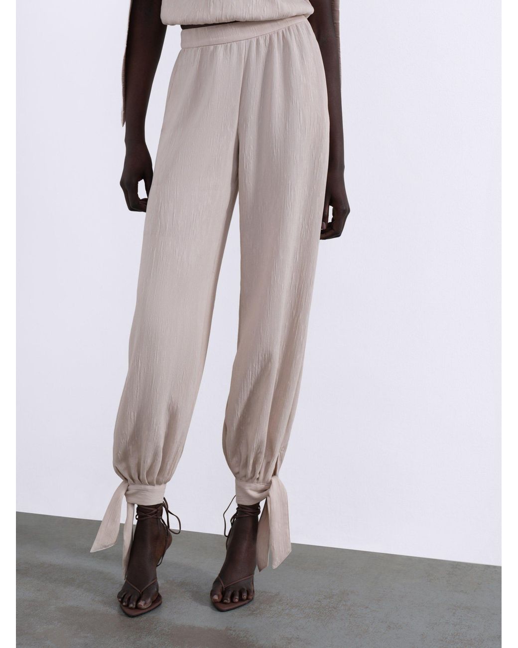 Sélone White Neutrals Selis Balloon Trousers