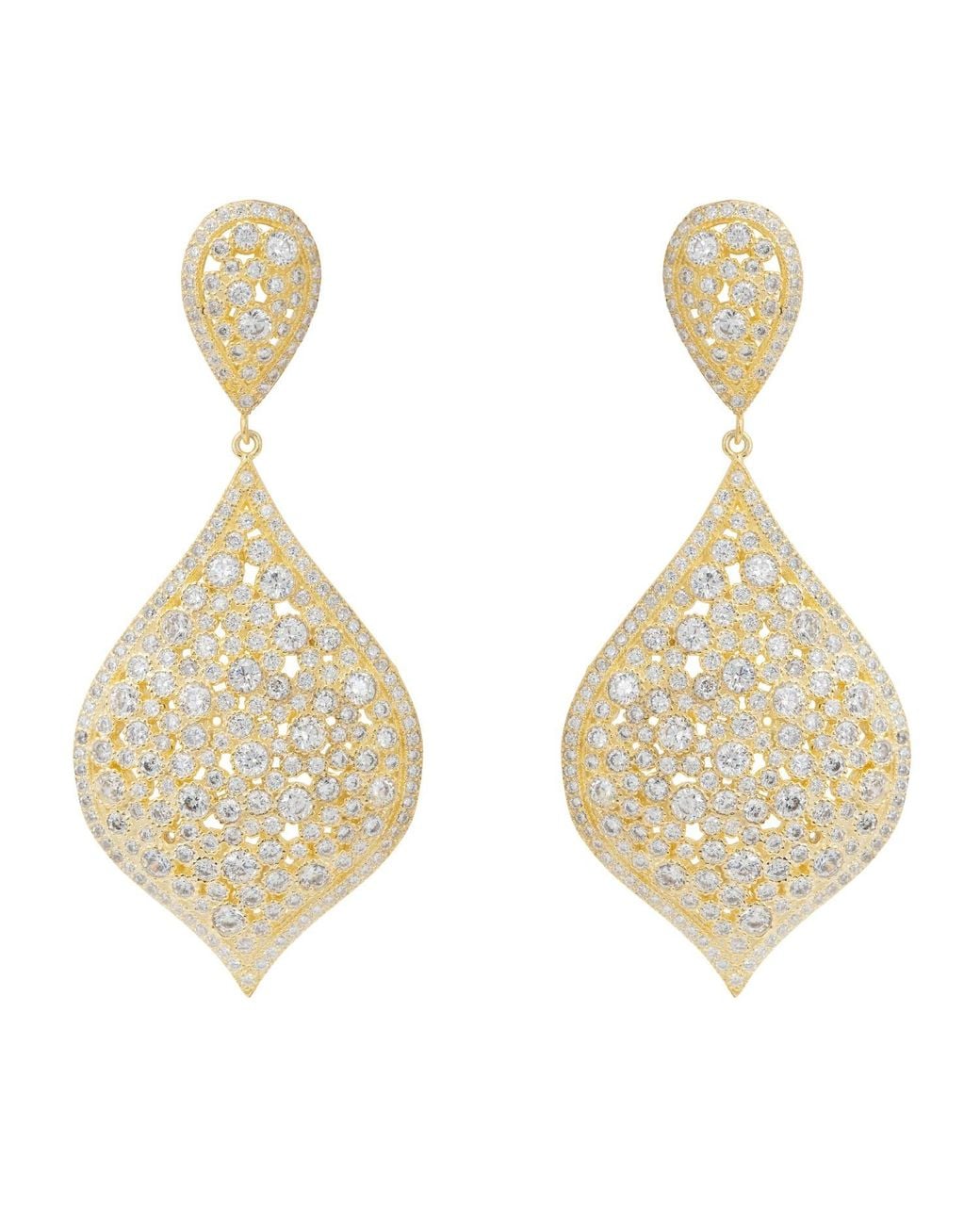 Latelita London Metallic Arabian Nights Earrings Gold