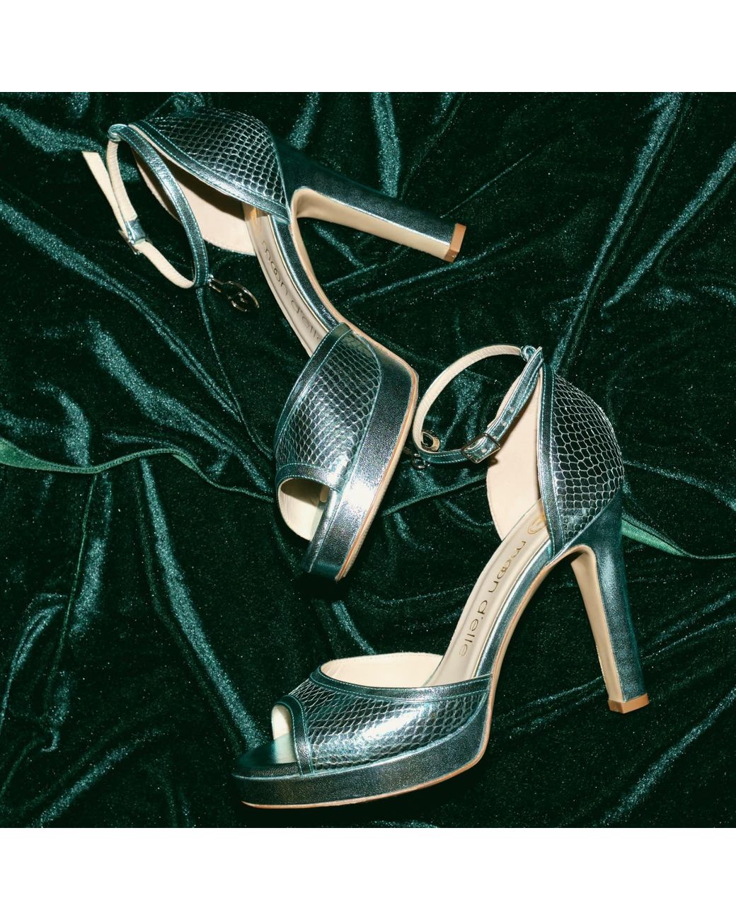 Moon D'elle Blue The Nebbiolina Heels
