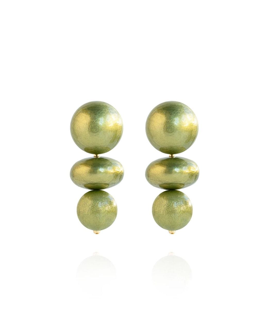 Saule Label Green Nola Earrings