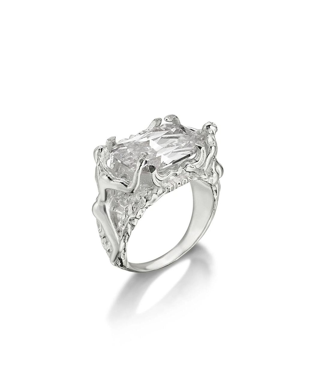 Stefan Tiron White Marée Silva Ring