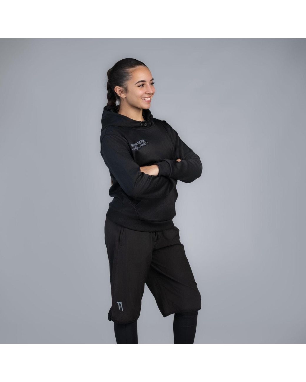 Foster Taylor Black Tech Fleece Oh Hoody