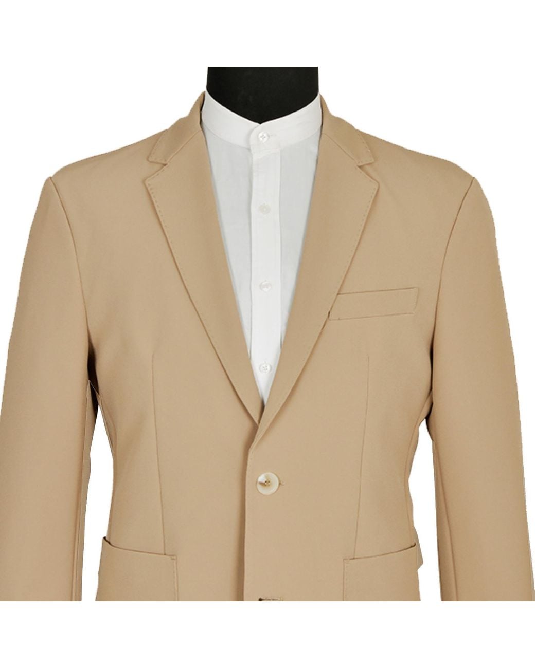 DAVID WEJ Natural Neutrals Ashford Relaxed Single Breasted Blazer for men