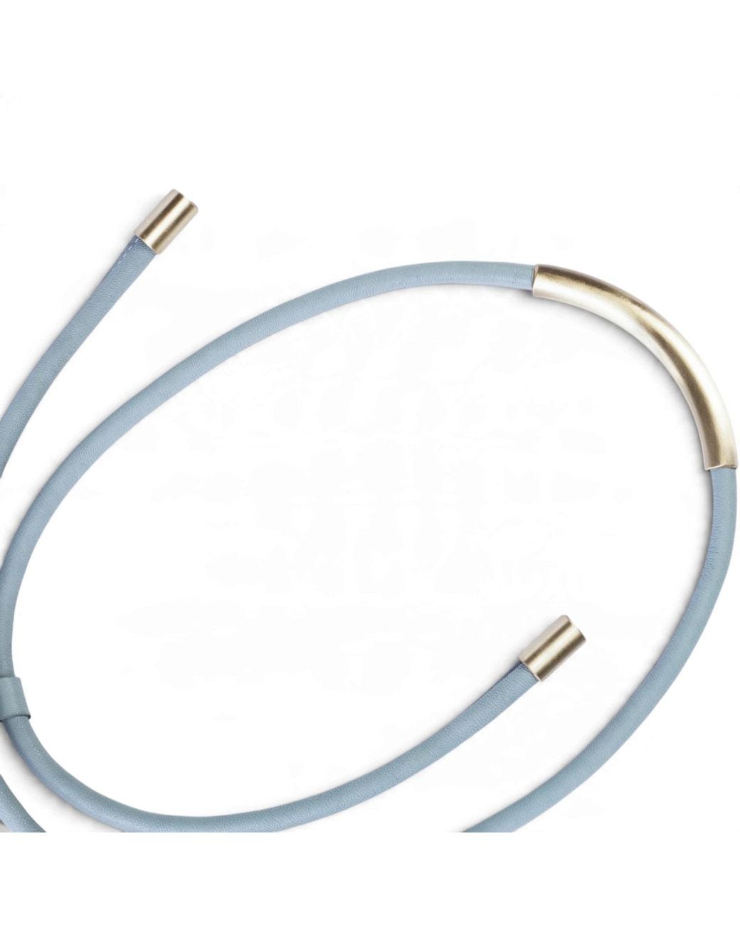 Svetlana Vukov Blue Fluid Lines Necklace