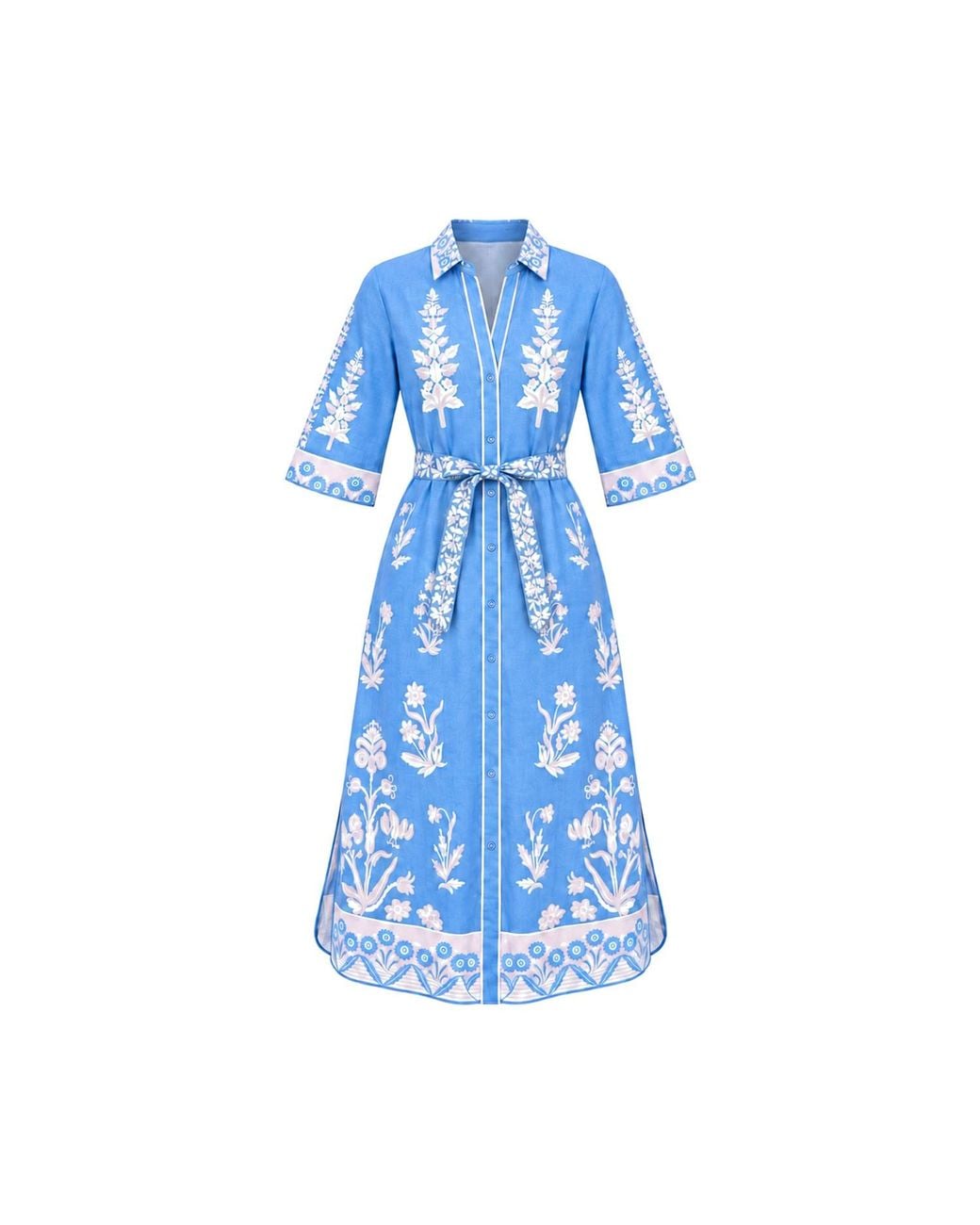 IslaPayal Blue Rhea Midi