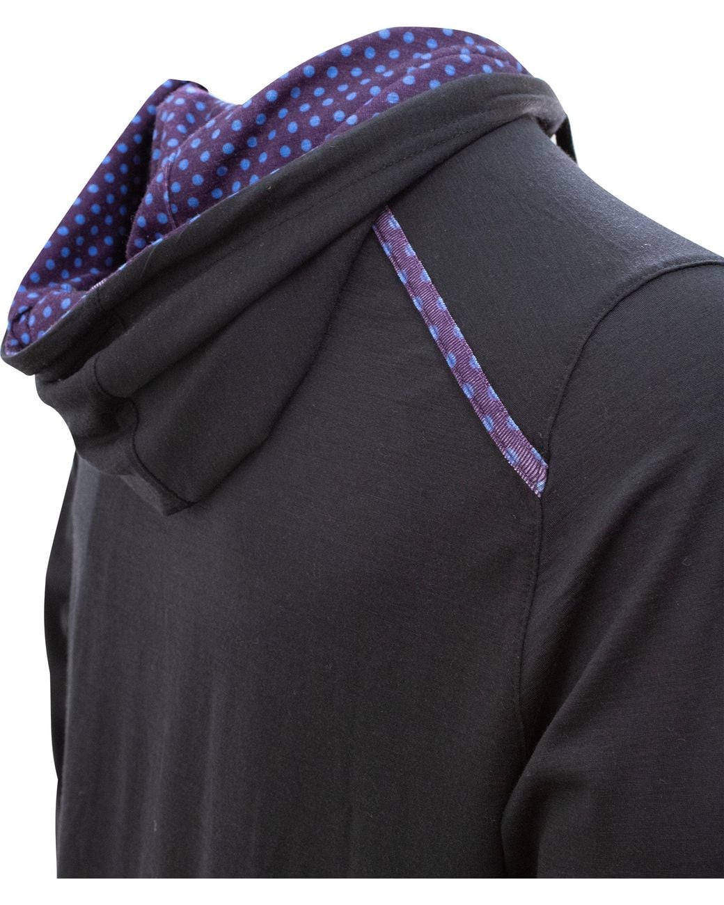 Lords of Harlech Blue Hugo Hoodie In Black for men