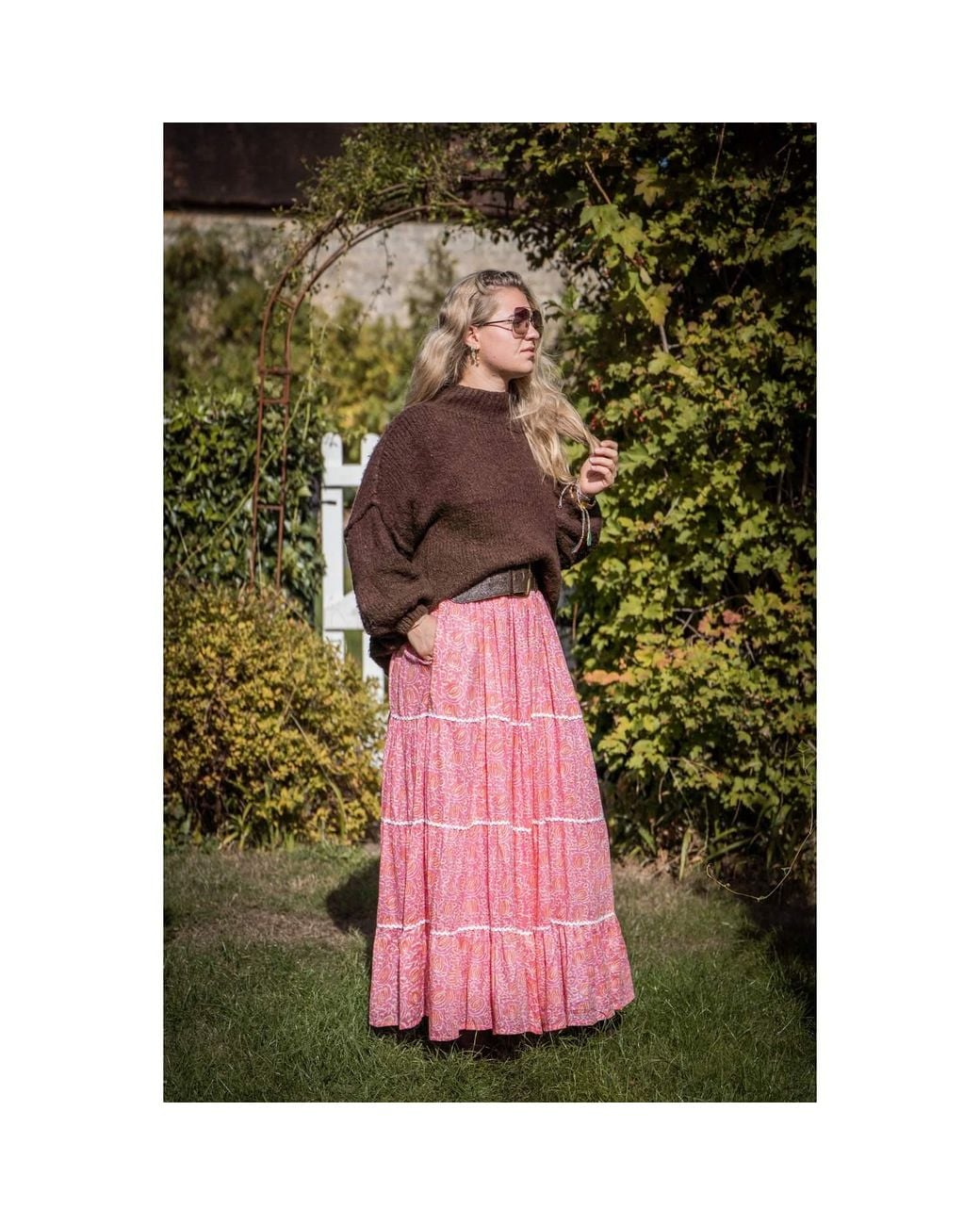 Jago's Tribe Pink Sunset Bloom Dress