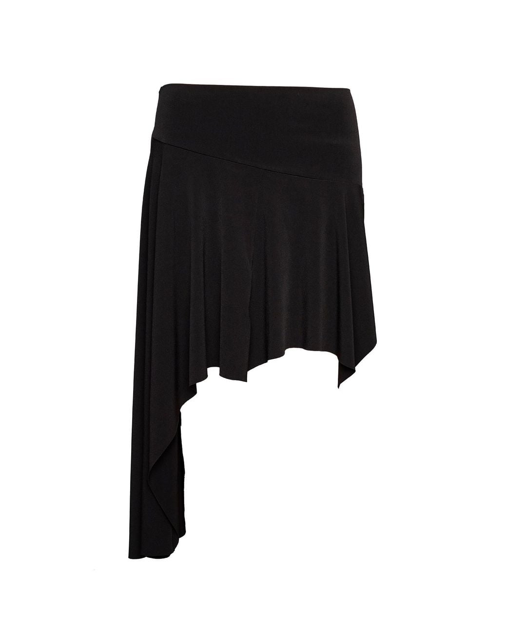 Love and Nostalgia Black And Chic Asymmetrical Skirt