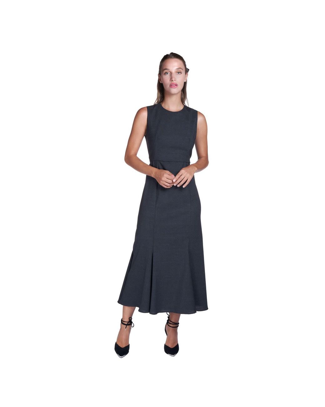Sofia Tsereteli Blue Virgin Wool Dress