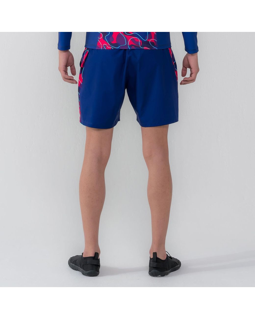 Kapture Purple Neo City Camo Shorts for men