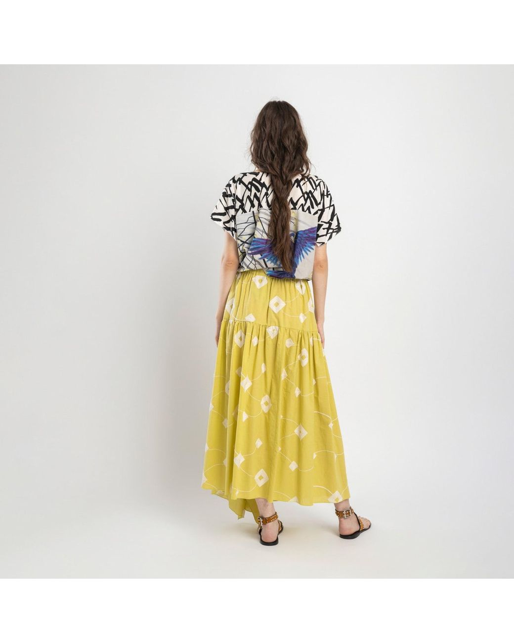 ARTISTA Blue Azure Kimono Style Top