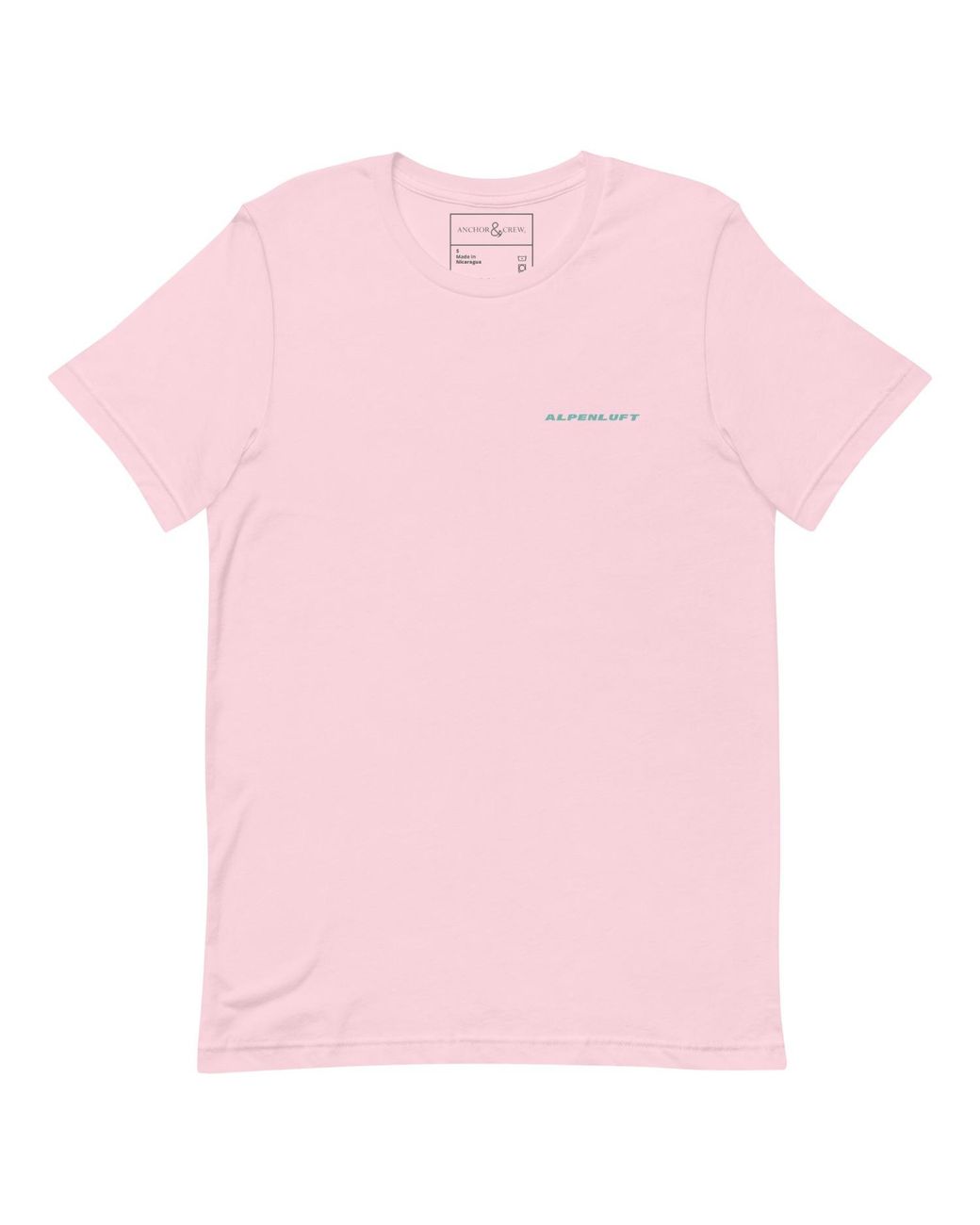 Anchor and Crew Pink Cotton Higher Grounds Postmark Organic Cotton T-Shirt