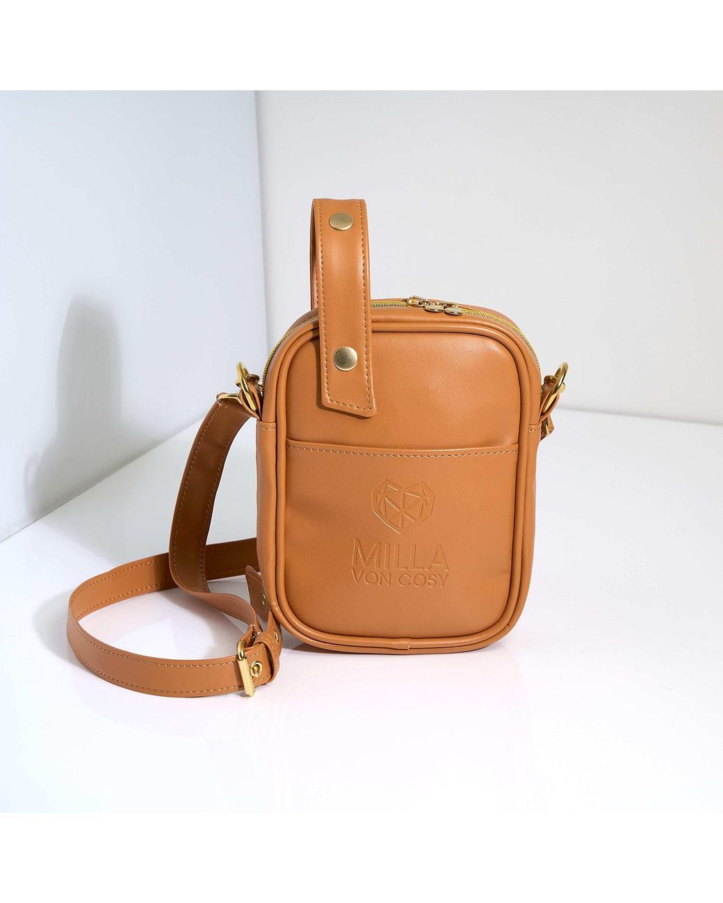 Milla Von Cosy Brown Crossbody Bag Flex