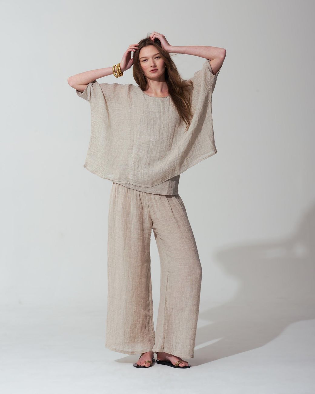 MARICEL Natural Neutrals Morgana Trousers