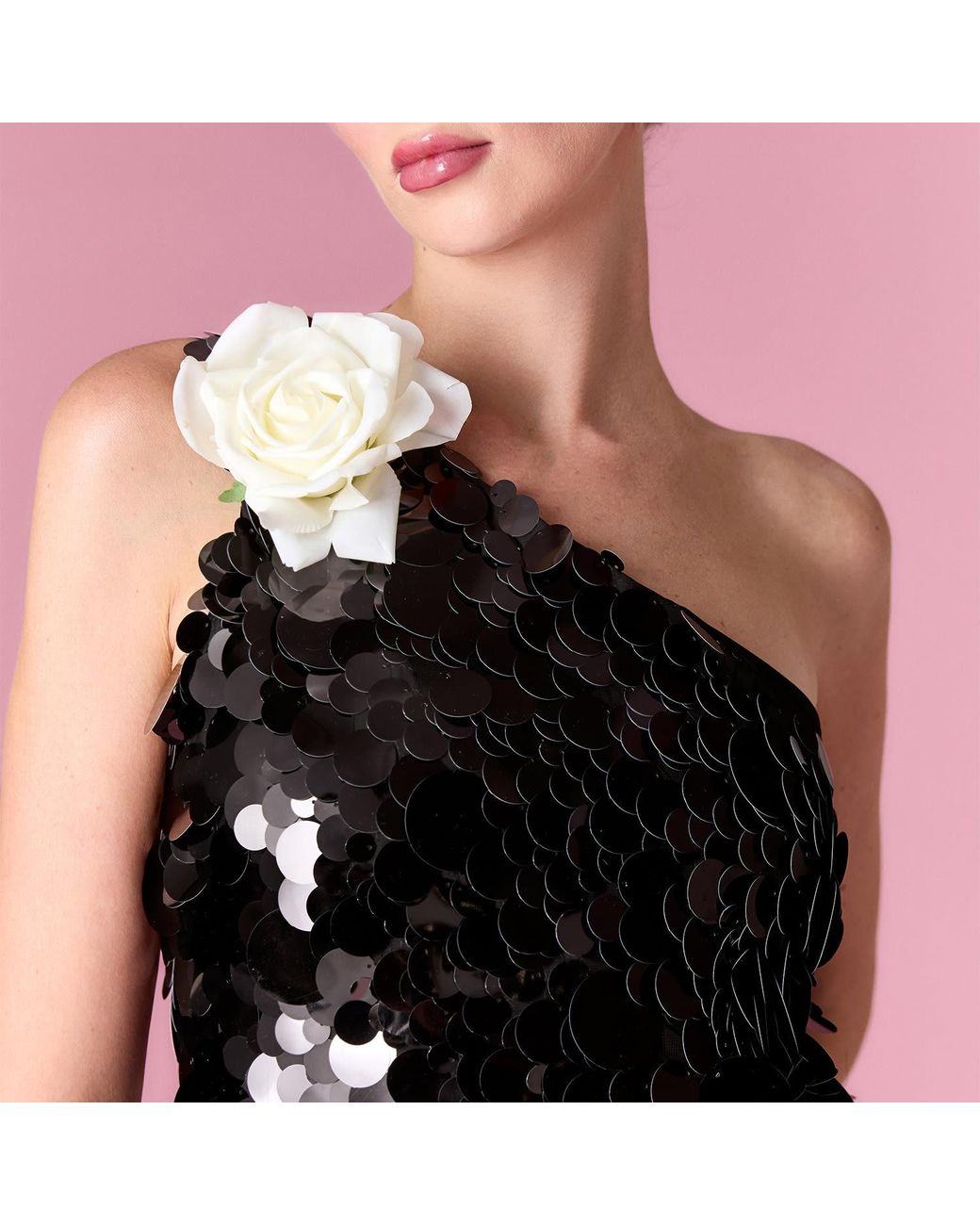Nur Karaata Black Giselle Minimax Dress