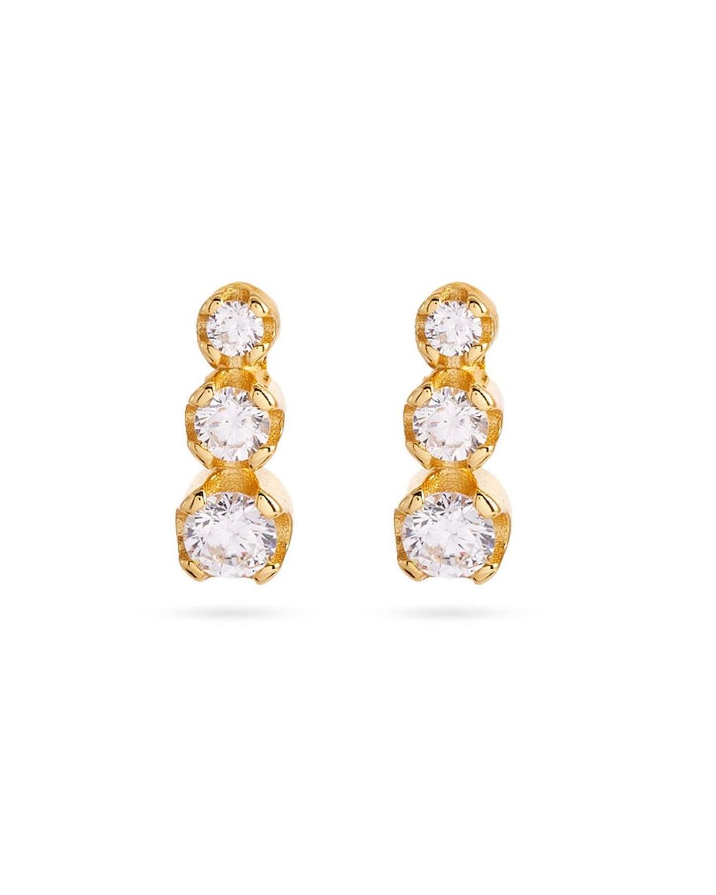 Onewildone Metallic Three Wishes Earrings