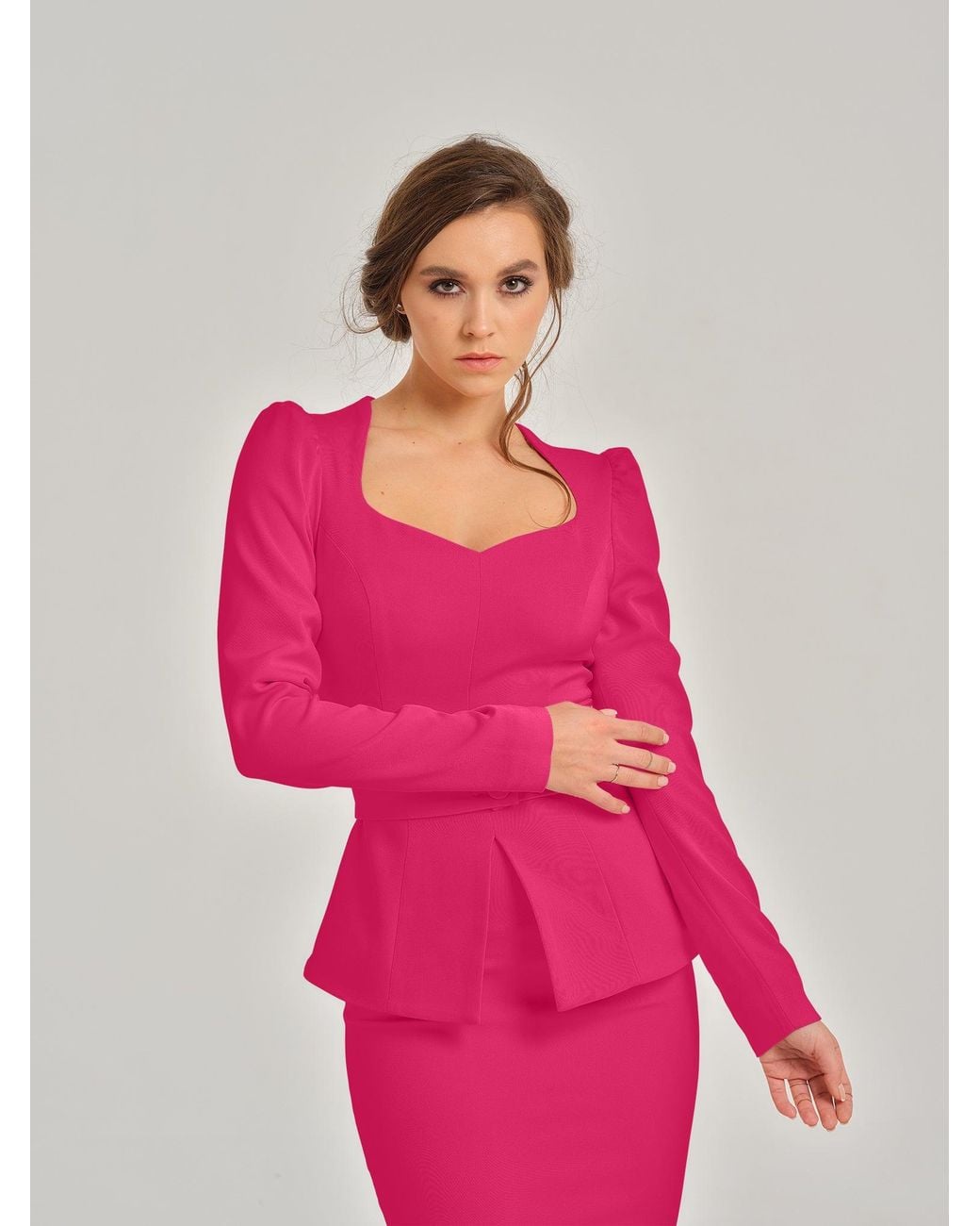Tia Dorraine Pink Hot Two-Piece Set
