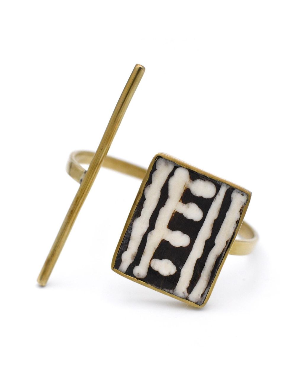 Lala Salama Metallic Mraba Cuff
