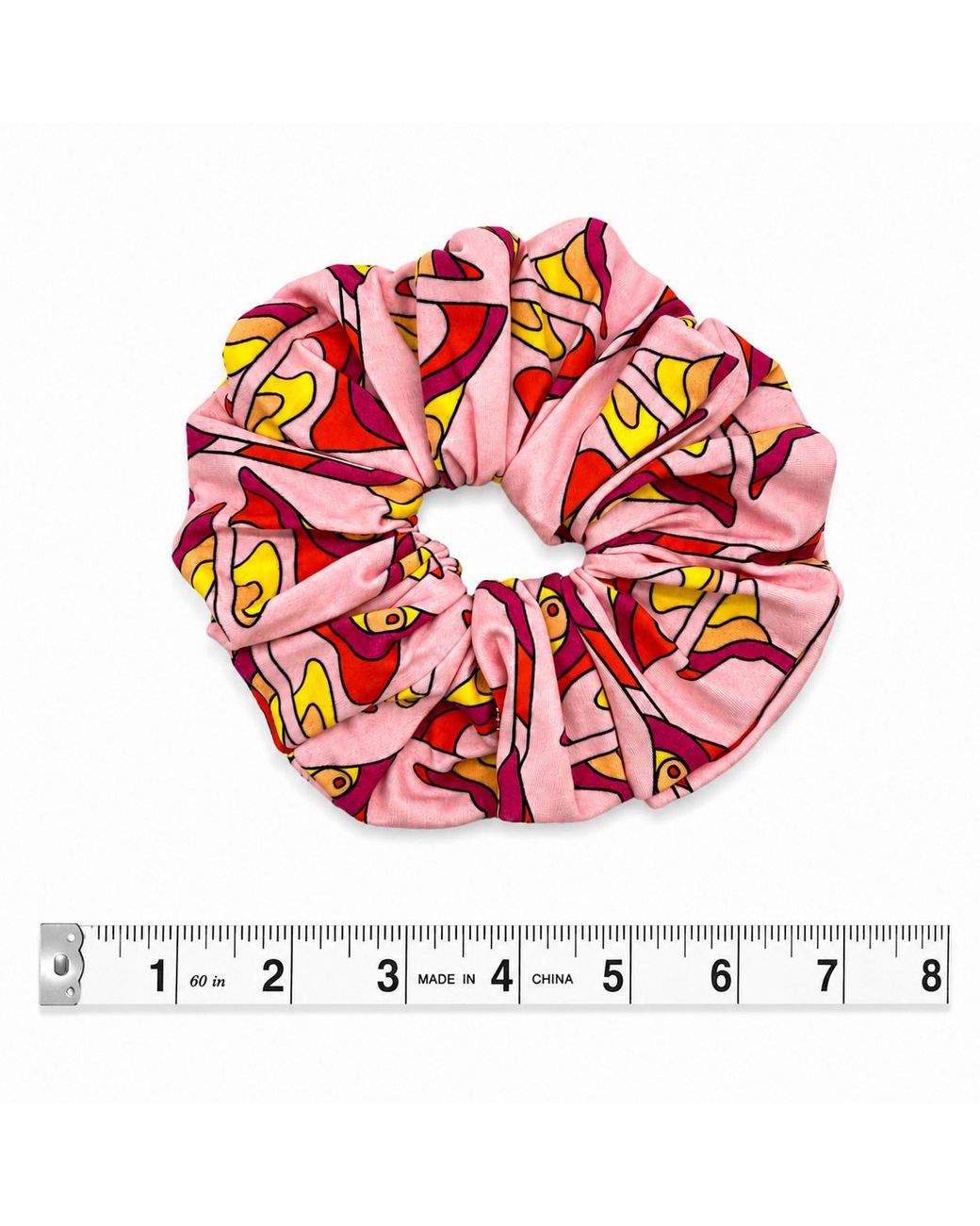 Julia Clancey Red Super Sized Strawberry Martini Organic Cotton Scrunchy