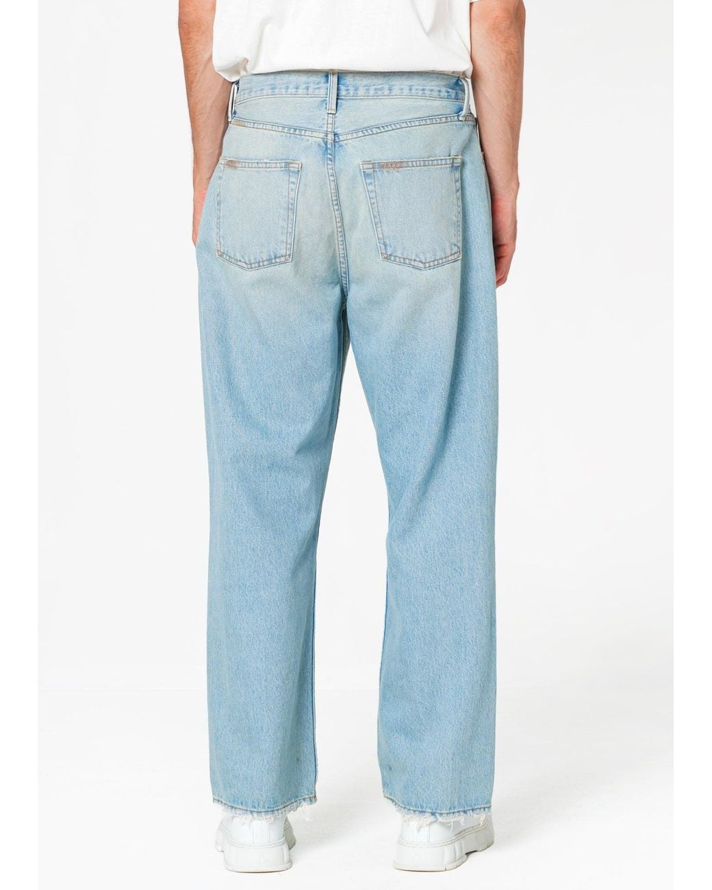 NOEND Blue Noend Slouch Loose Jeans for men