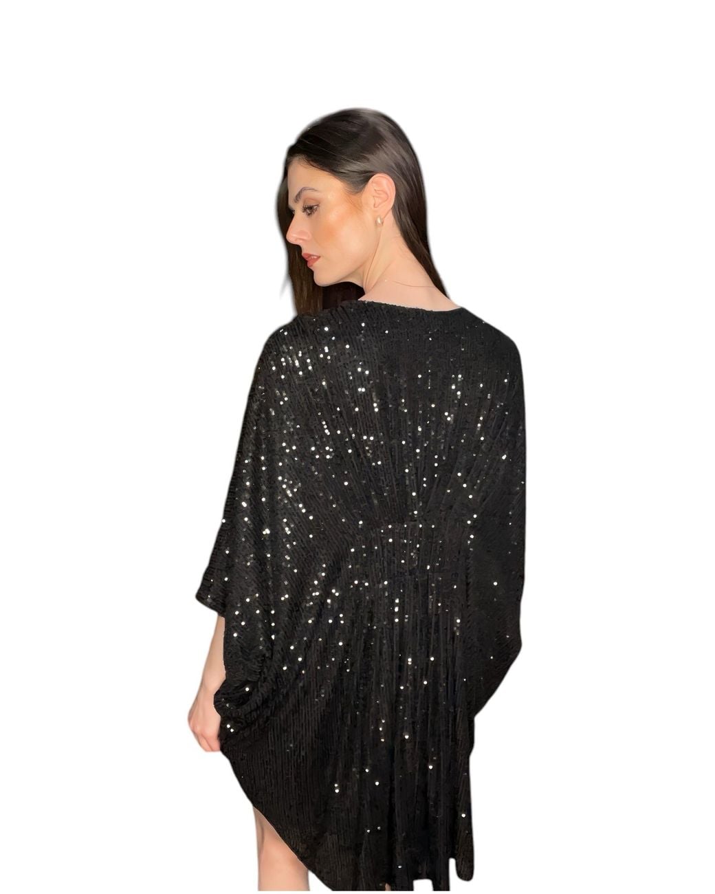 Any Old Iron Black Fourth Avenue Sequin Dress