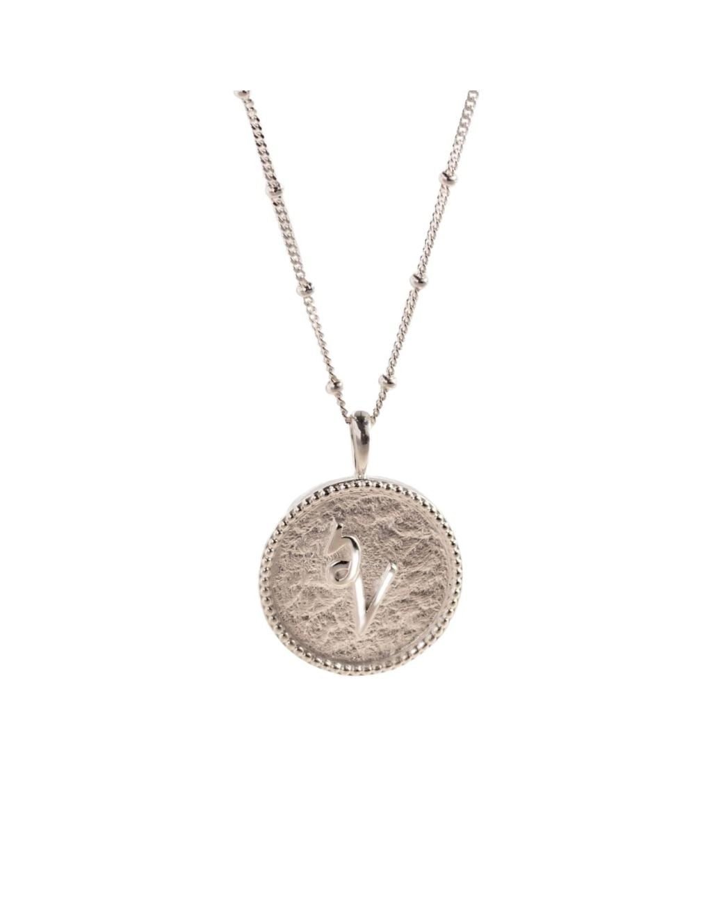 Claire Hill Designs Metallic Inspire Shorthand Coin Necklace