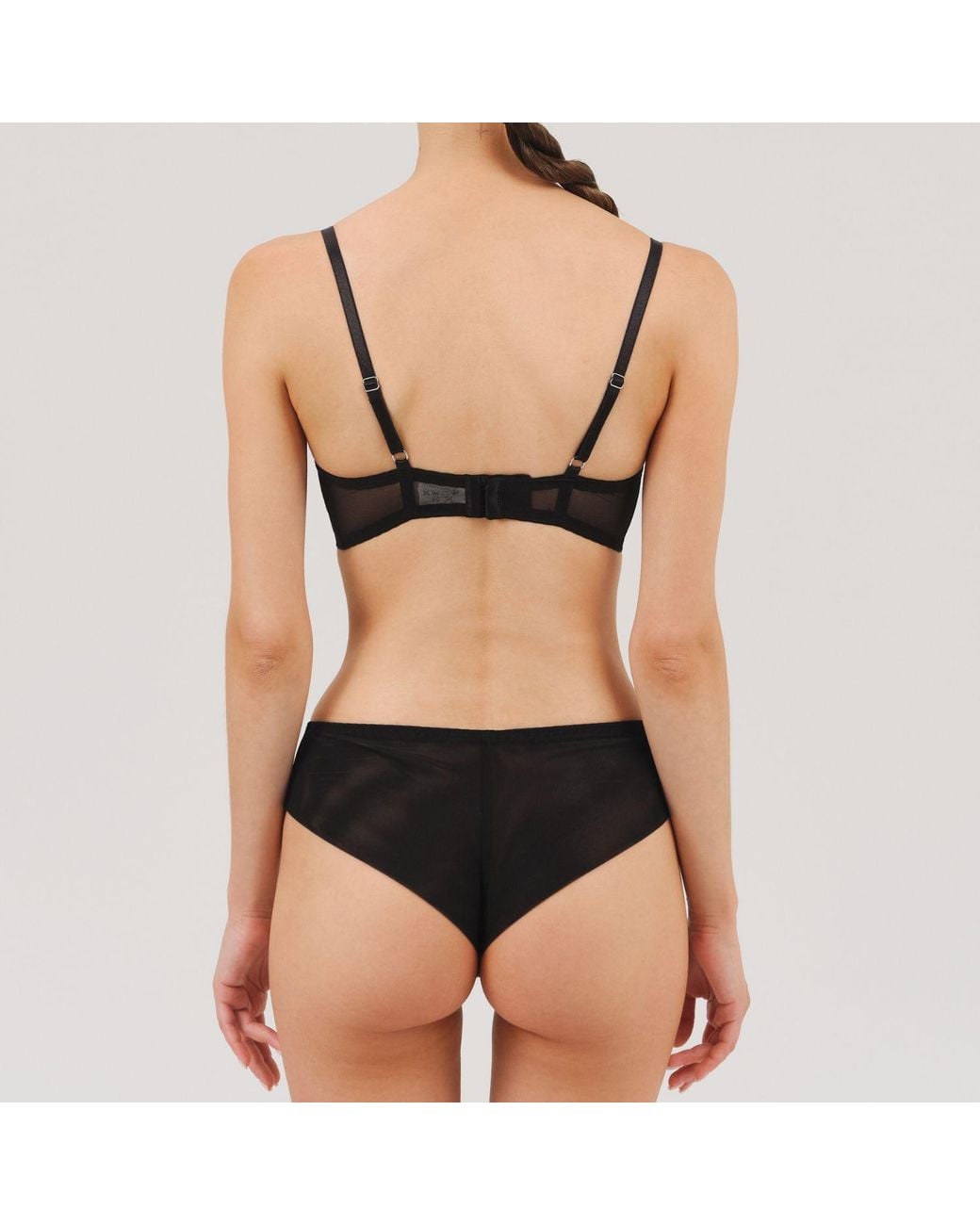 Daily Underwear Black Brazilian Panties Base