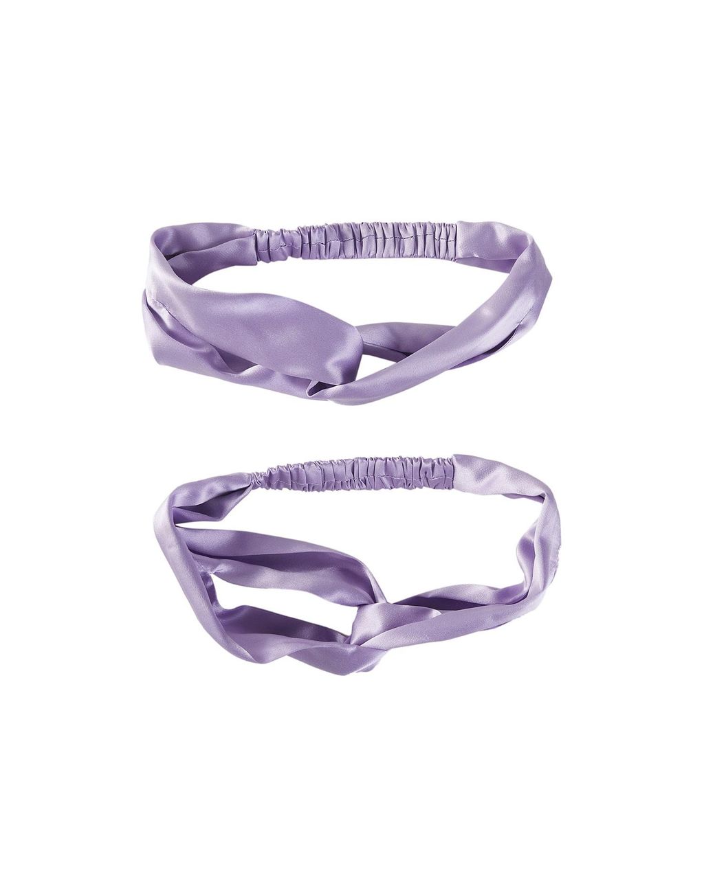 Soft Strokes Silk Purple Pure Mulberry Silk Turban Style Headband