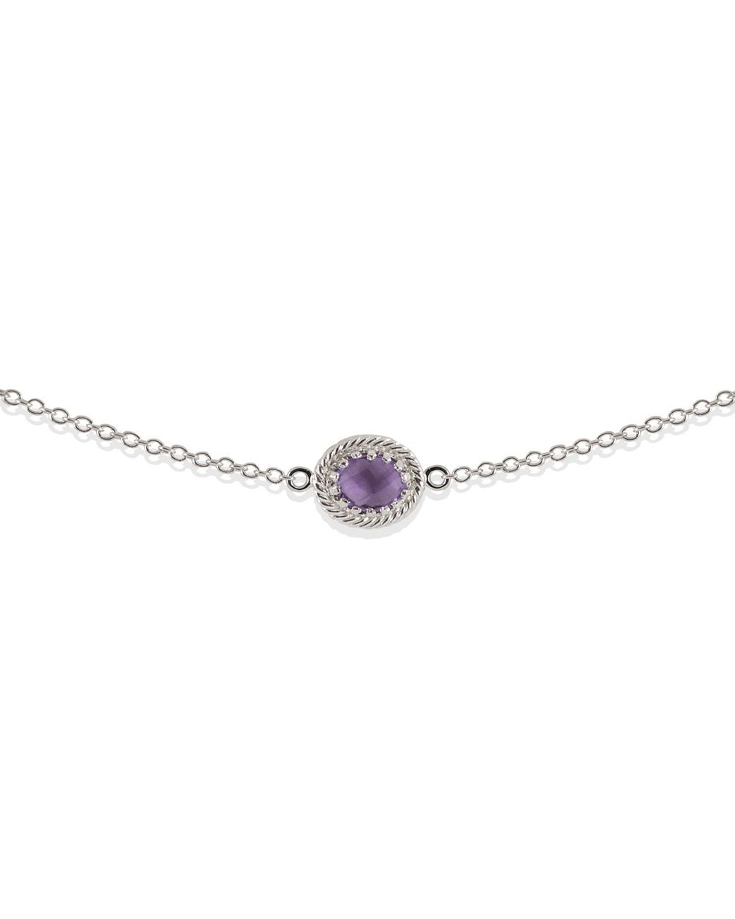 Vintouch Italy Multicolor Luccichio Amethyst Choker