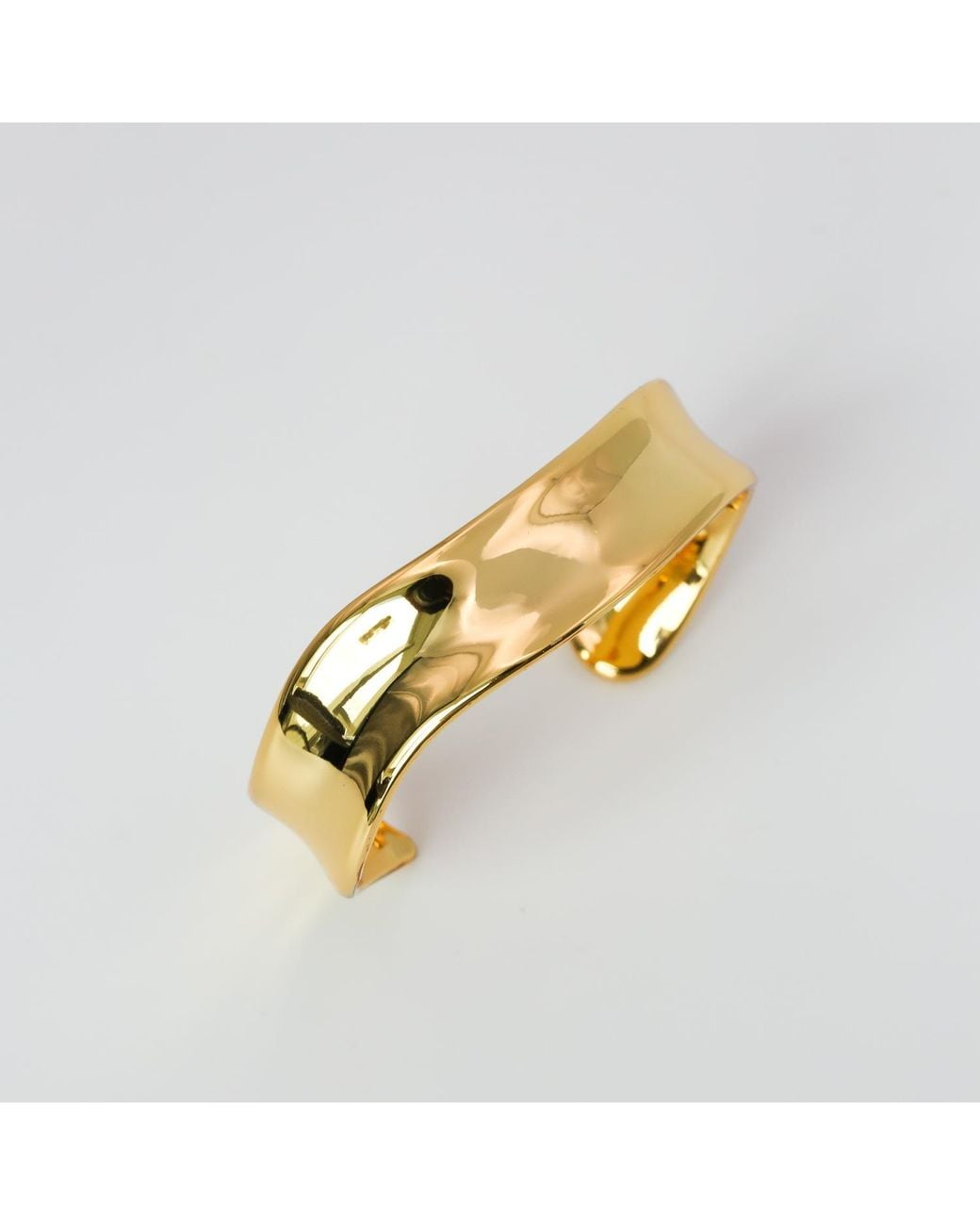 Miss Cecilia Yellow Curve Cuff Bangle