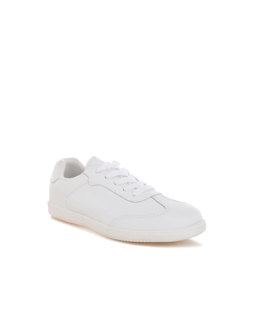 Rag & Co White Bostonia Real Leather Casual Sneakers