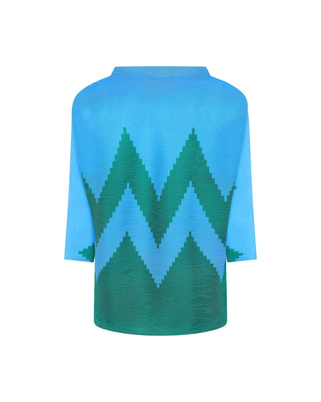 Beatrice von Tresckow Blue Zig Zag Jumper