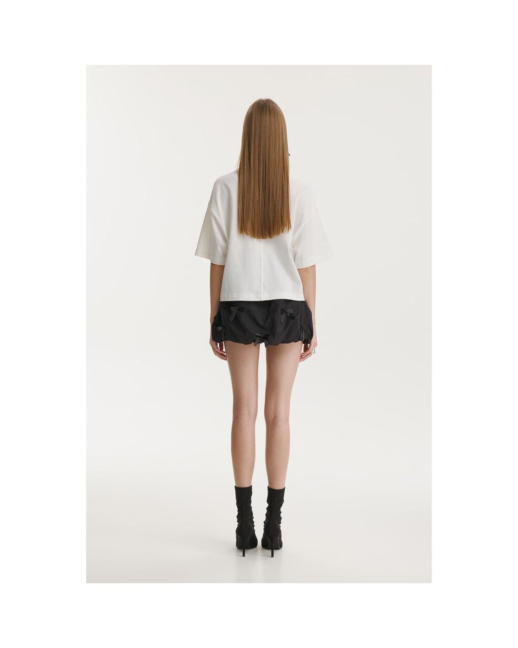 mysimplicated Black Noir Balloon Bow Skirt