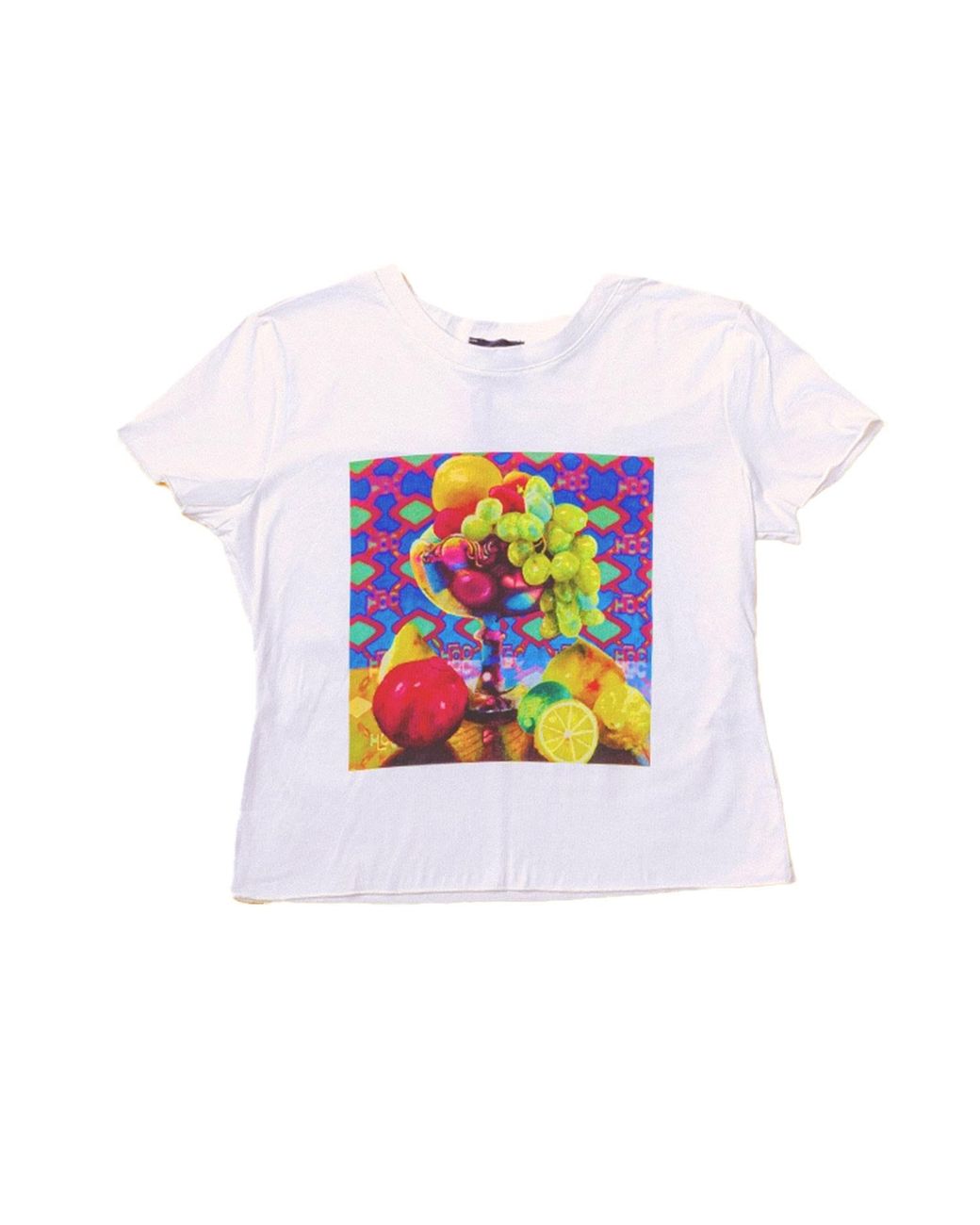 House of Caswell White Tatiana Baby Tee