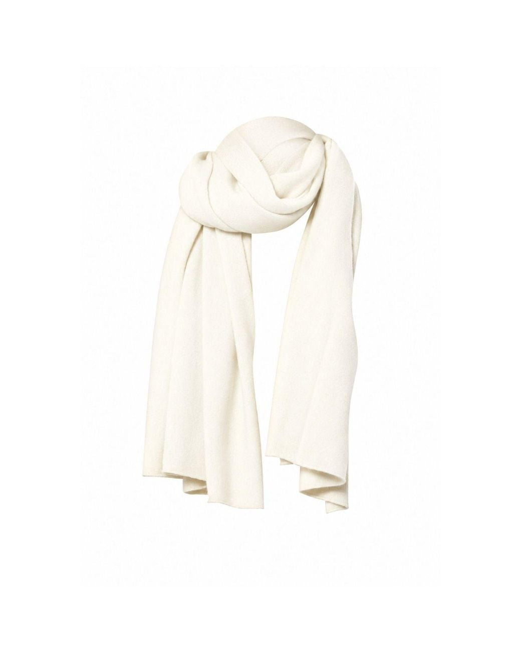 Helen Mcalinden White Neutrals Winter Cashmere Travel Wrap