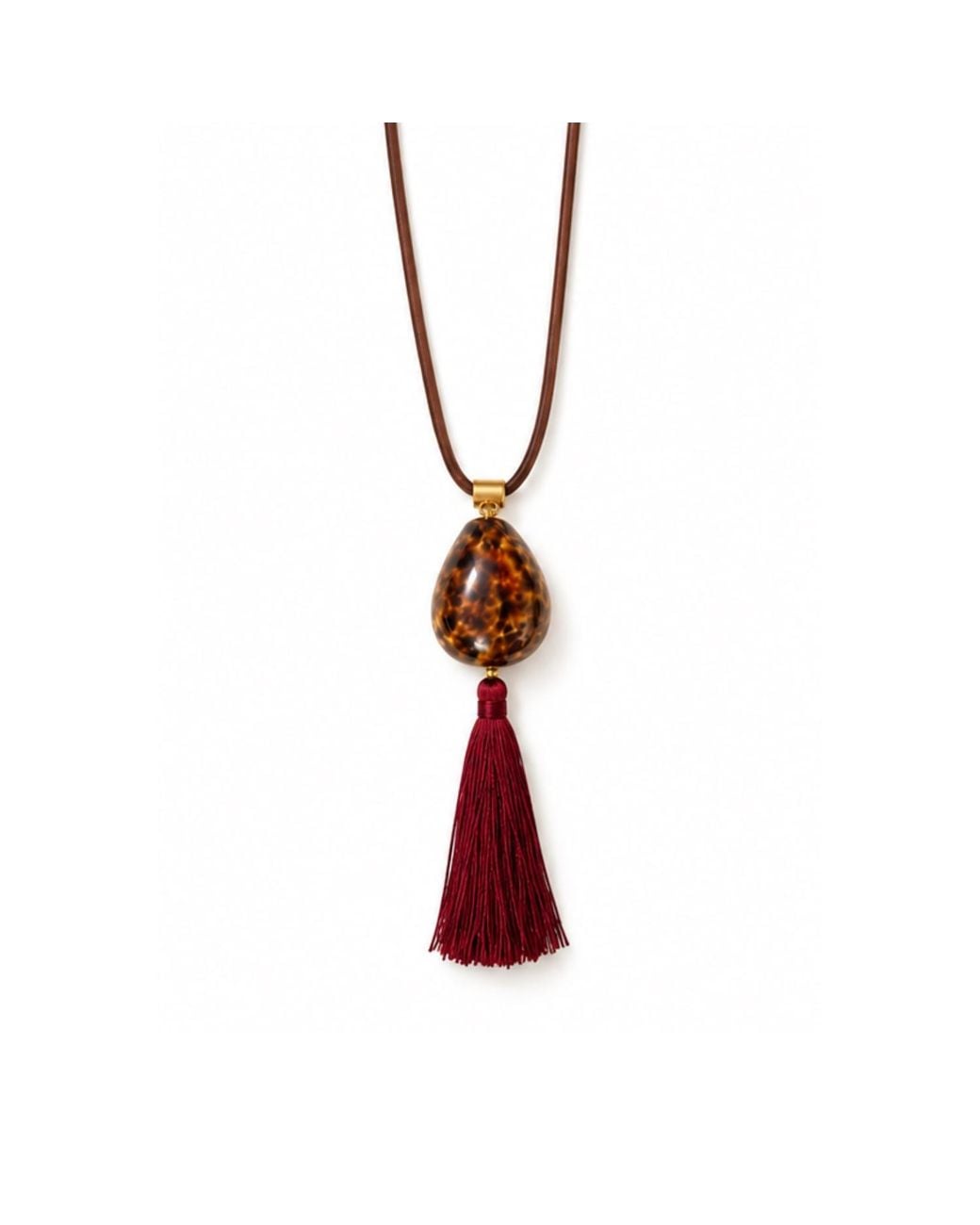 Lalinde Red Maris Cowrie Necklace