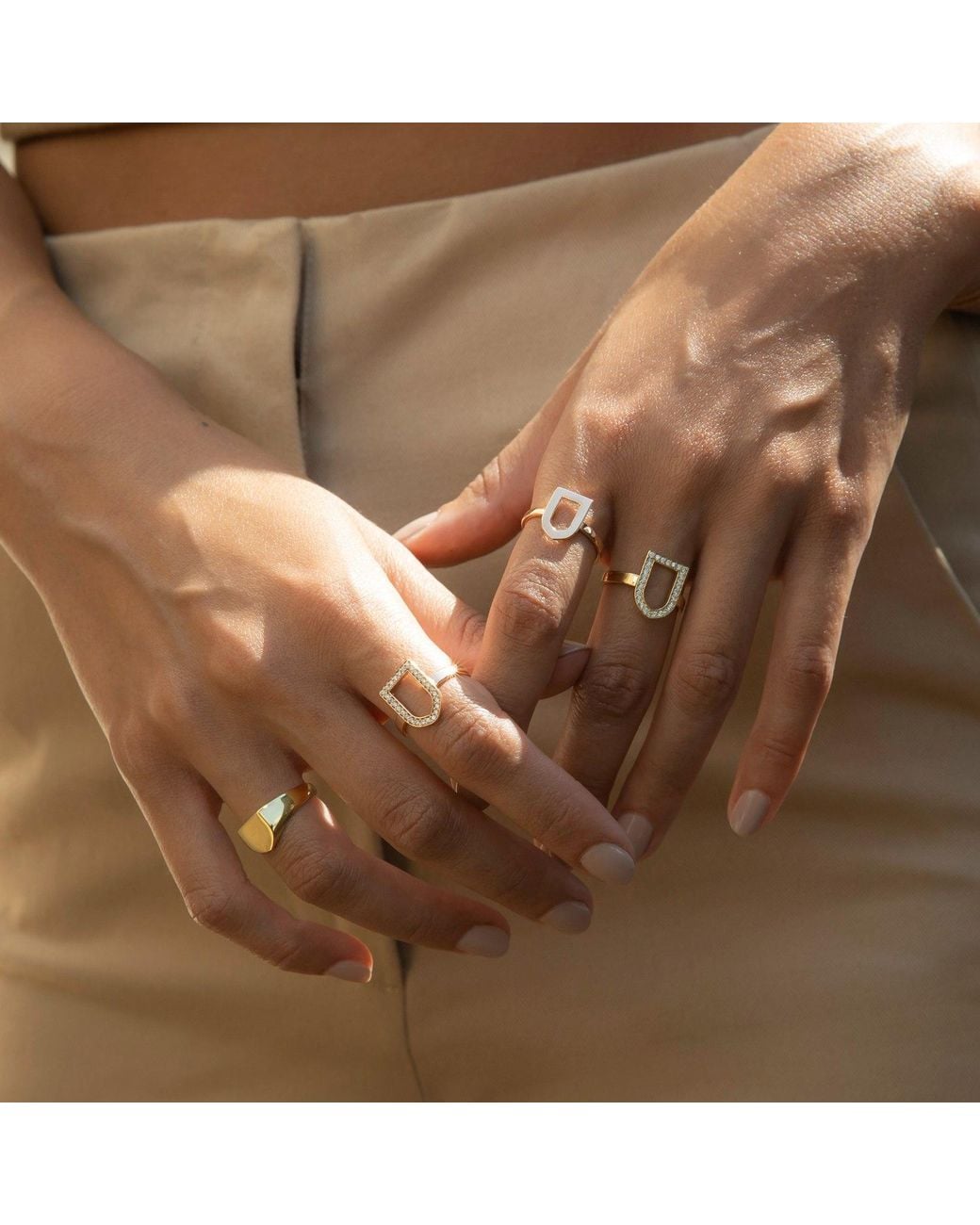 Sheida Farrokhi Metallic Sahra Ring
