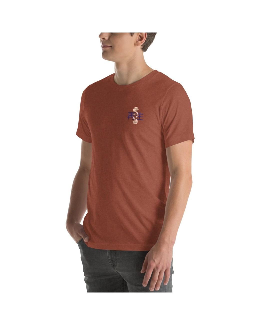 Anchor and Crew Red Clay Ten Vhs Japan Era Organic Cotton T-Shirt for men