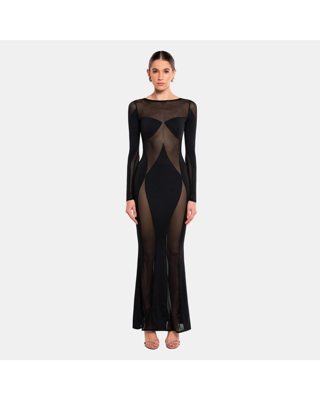OW Collection Black Sierra Maxi Dress