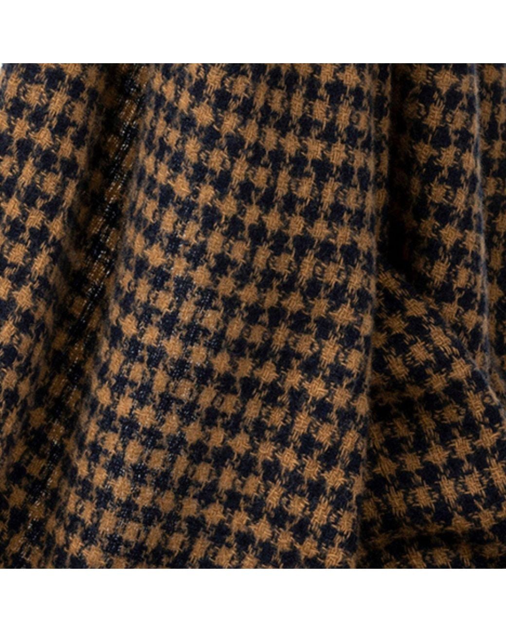Kinalba Brown Talisker Saltire Scarf for men