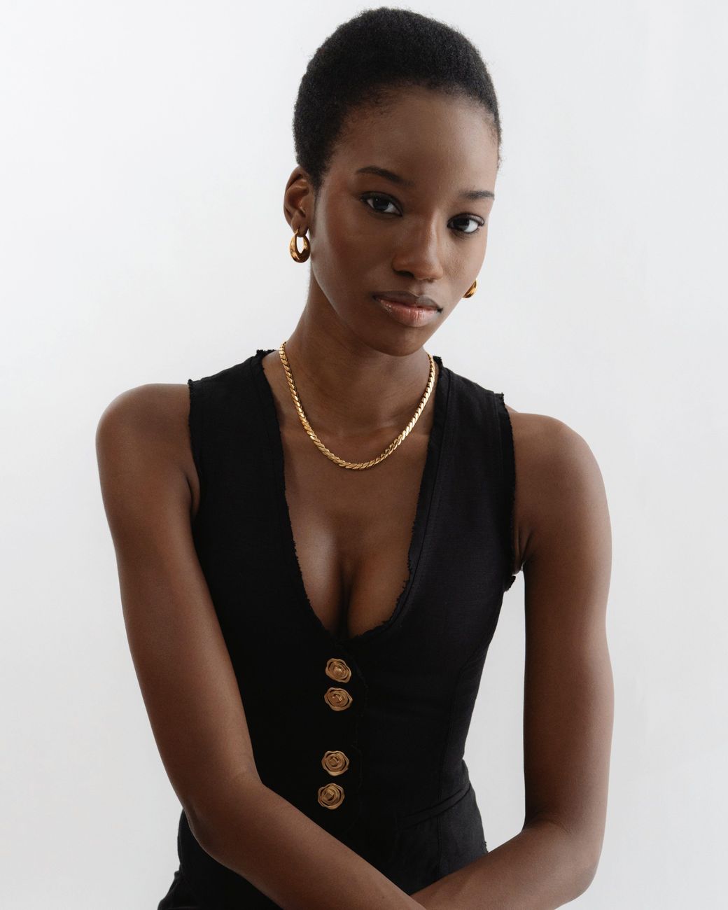 Miss Cecilia Metallic Soho Chain Necklace