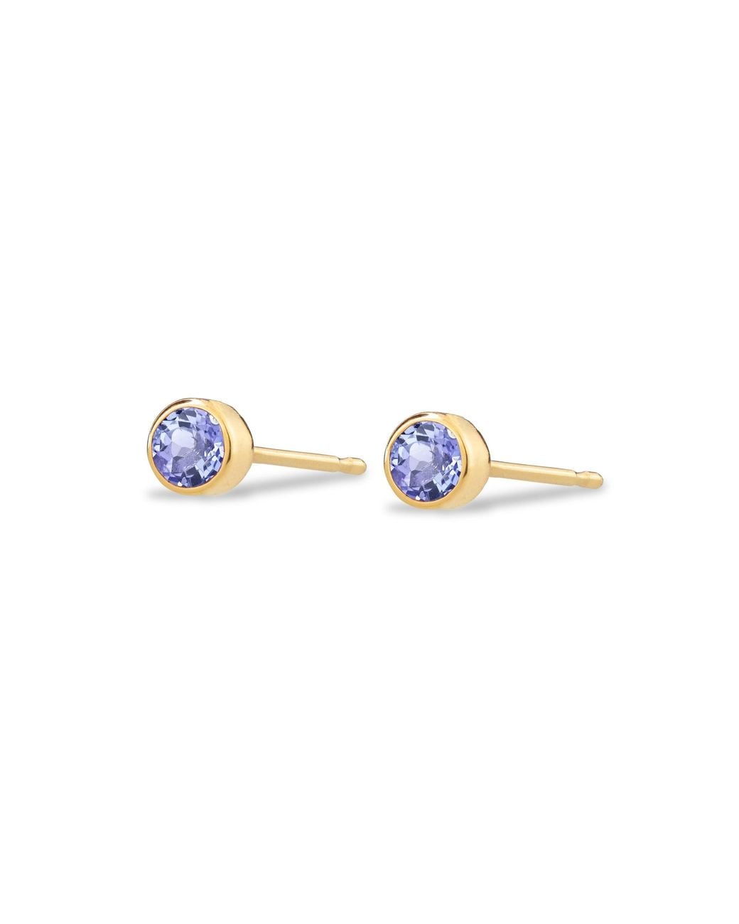 Maya Brenner Blue Birthstone Stud