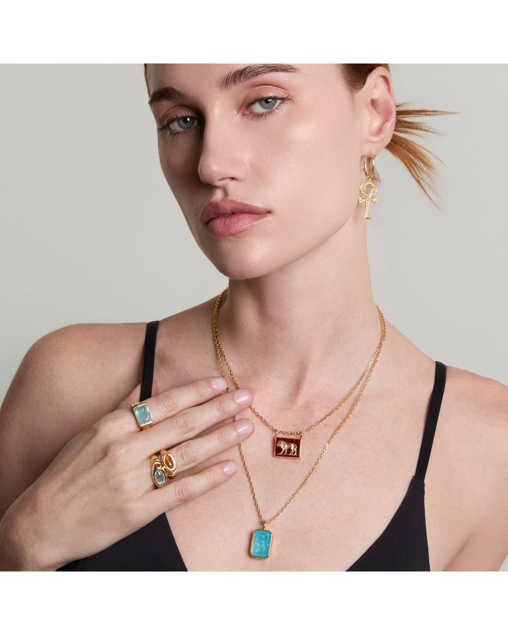 Ece London Metallic The Aslan Necklace