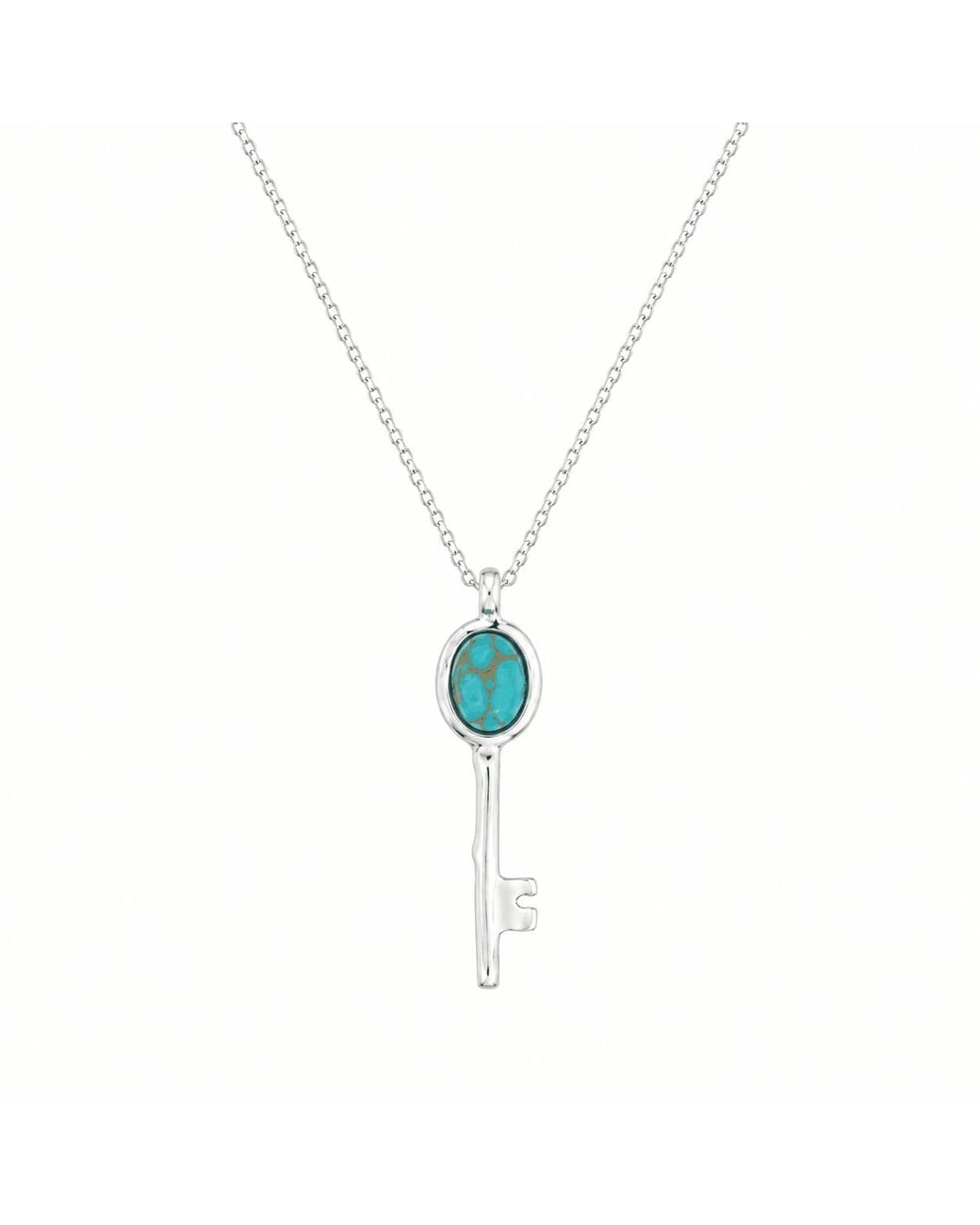 Ormiro White Shambhala Key Necklace