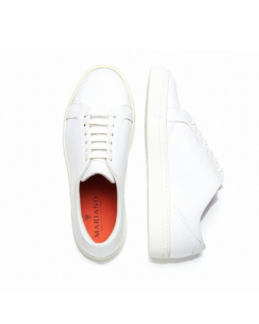 Mariano Shoes White Santana Trainers Sneakers for men