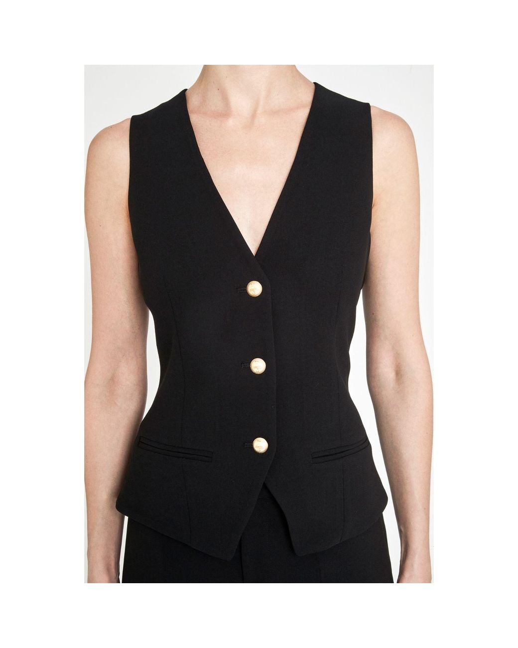 The Extreme Collection Blue Tailored Vest Atelier