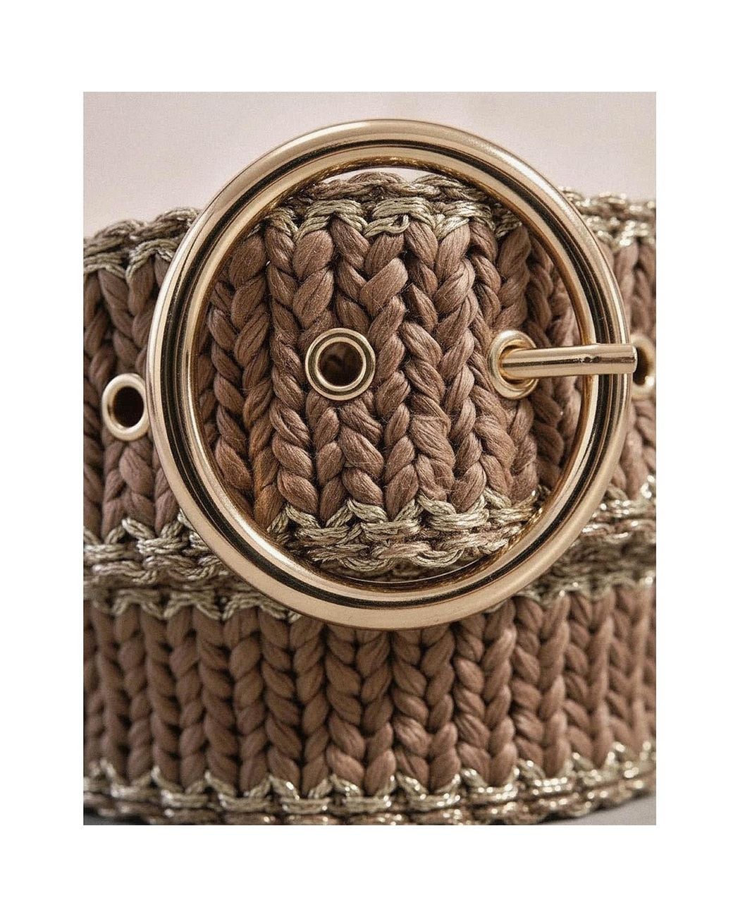 Nooki Design Brown Shannon Elasticated Summer Belt